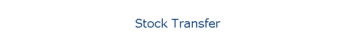 Stock Transfer